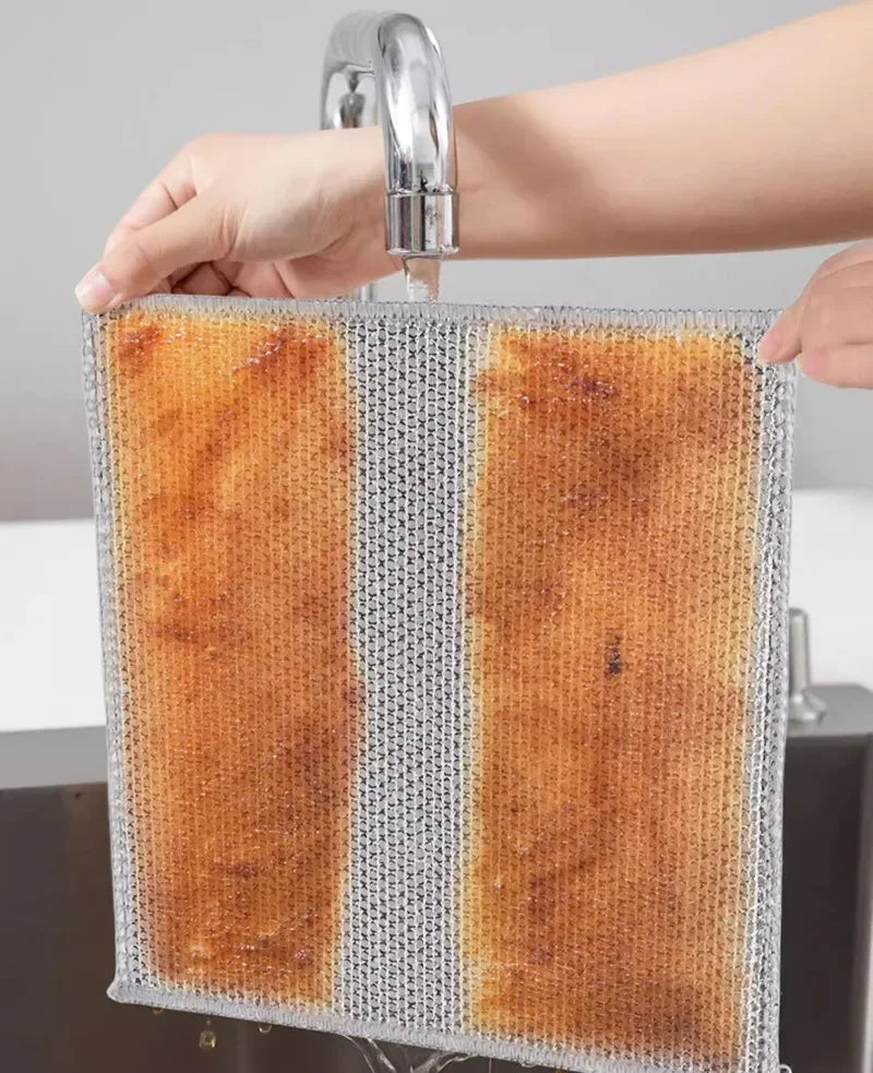 ToughScrub Rags - Pack of 10 Steel Kitchen Rags