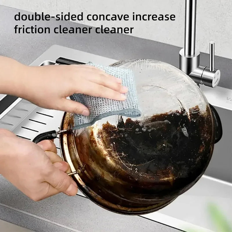 ToughScrub Rags - Pack of 10 Steel Kitchen Rags