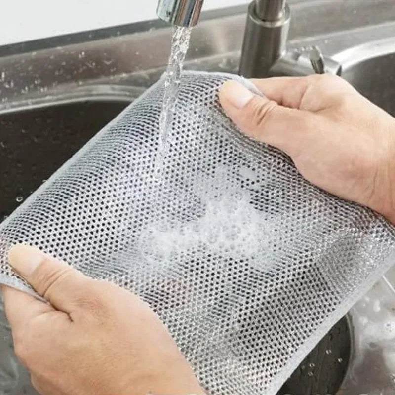 ToughScrub Rags - Pack of 10 Steel Kitchen Rags
