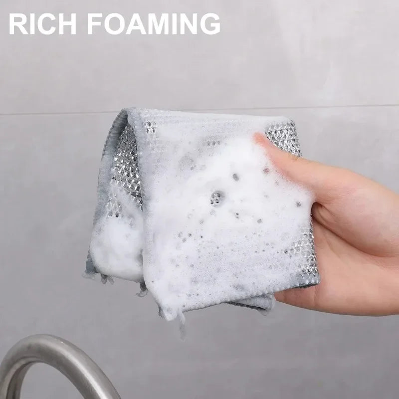 ToughScrub Rags - Pack of 10 Steel Kitchen Rags