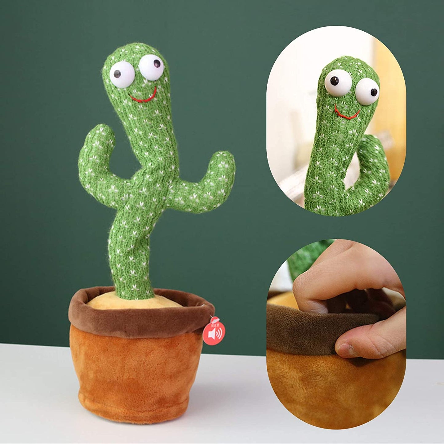Dancing Cactus with over 50 Songs and Voice Recorder - Early Education Toy