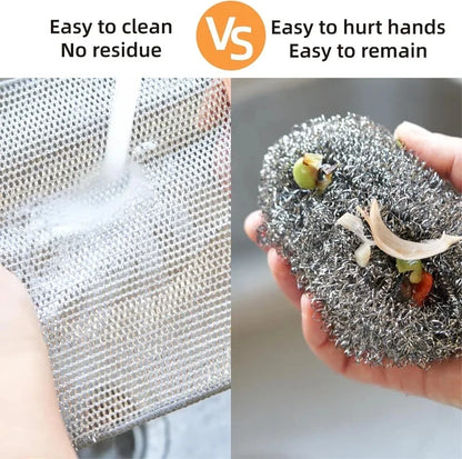 ToughScrub Rags - Pack of 10 Steel Kitchen Rags