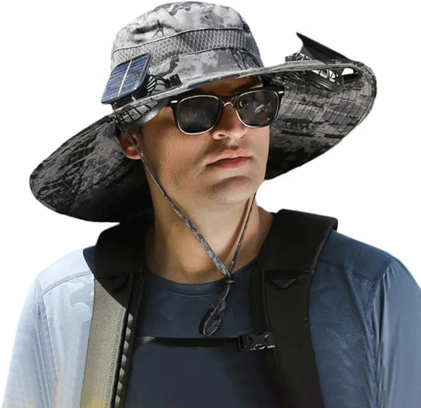 BreezeCap - Solar Fan Sun Hat