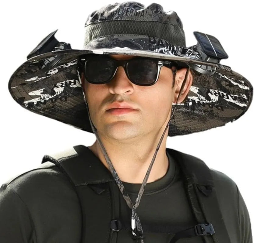 BreezeCap - Solar Fan Sun Hat