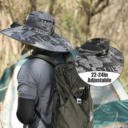 BreezeCap - Solar Fan Sun Hat