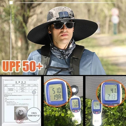 BreezeCap - Solar Fan Sun Hat
