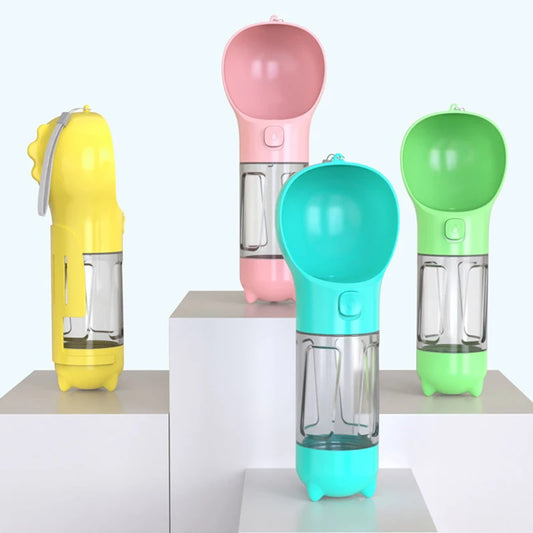 4 in 1 Pet Multifunctional Water Bottle