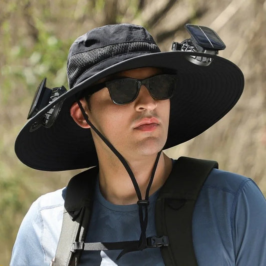 BreezeCap - Solar Fan Sun Hat