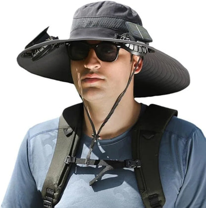 BreezeCap - Solar Fan Sun Hat
