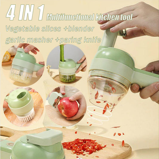 Multifunctional Electric Cutter (4-in-1 Kitchen Set)